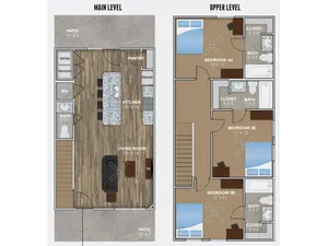 Annex - 3 BEDROOM, 3.5 BATH COUPLED COTTAGE