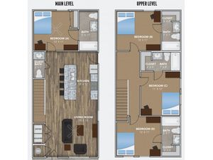 Annex - 4 BEDROOM, 4.5 BATH COUPLED COTTAGE