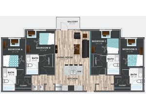 LUX on Capitol - 4 BEDROOM, 4 BATH