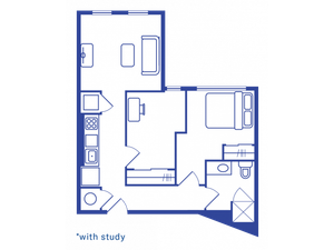 2 BEDROOM, 1 BATH A