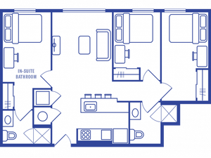 3 BEDROOM, 2 BATH