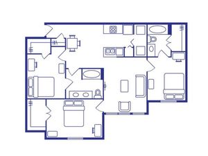 3 BEDROOM, 2 BATHROOM