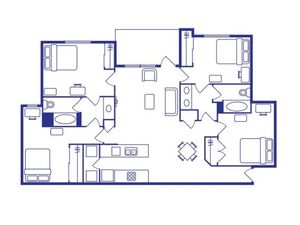 4 BEDROOM, 2 BATHROOM