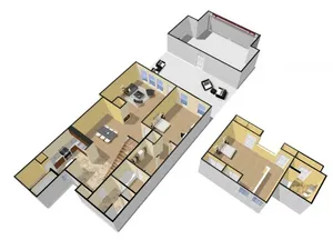 B3 type 3D furnished