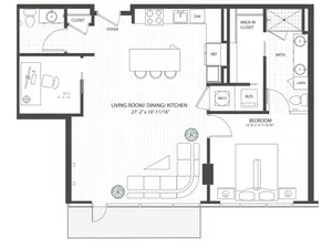 One Bedroom Penthouse P5