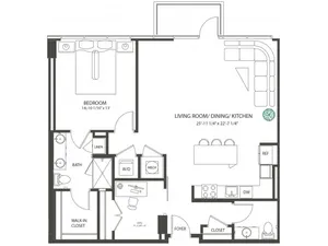 One Bedroom Den Penthouse P4