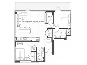 Two Bedroom Penthouse P10