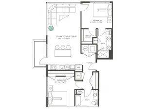 Two Bedroom 2A