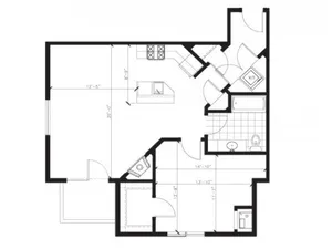 1 Bed 1 Bath - A