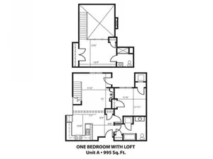 Lofted 2 Bed A