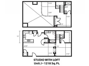 Lofted 1 Bed