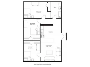 Princeton Kendall - 3 Bedroom, 1 Bathroom