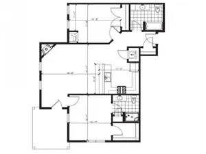 2 Bed 2 Bath - E