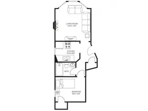 The Windsor - 1 Bedroom 1 Bath