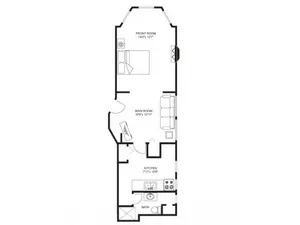 The Windsor - Studio 1 Bath