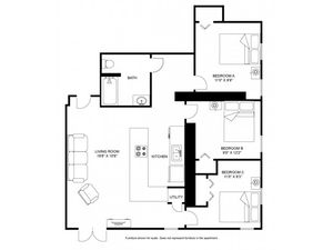 The Abbie - 3 Bedroom 1 Bath