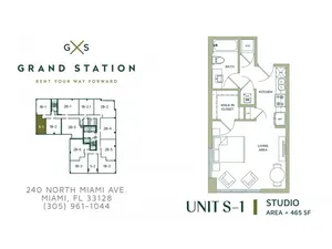 Studio 1 | Apartment in Miami | Grand Station