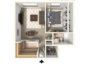 Floor Plan 2  | Bartlett Lake Apartments