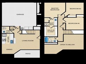 3 Bedrooms / 2.5 Bathrooms
