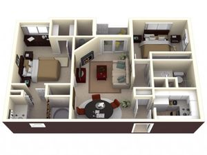 2 Bedroom / 2 Bath