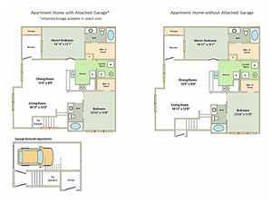 Hathaway Floor Plan | 2 Bedroom with 2 Bath | 1213 Square Feet | Cason Estates  | Apartment Homes