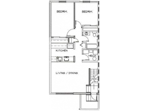 River Commons Apartments, Wilmington, DE 3 Bedroom