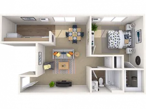 Large 1 Bedroom