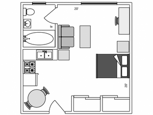 Third floor plan