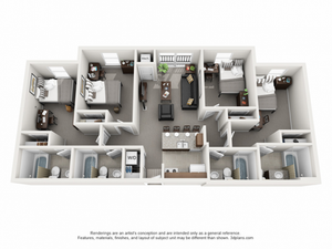 The Courtyards Apartments - 4x4