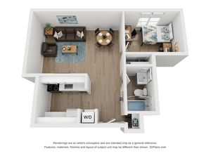Sterling Jefferson - A1 Floorplan