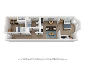 B1 Addison - Floorplan