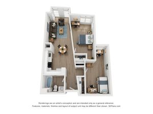 Sterling Haste - B1 Floorplan