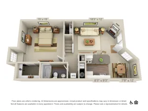1 Bed 1 Bath