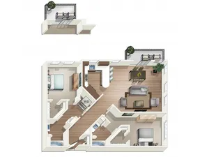 Two Bedrooms