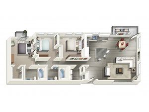Three Bedrooms