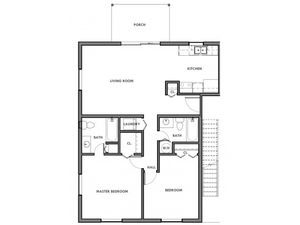 Two Bedroom, Two Bath