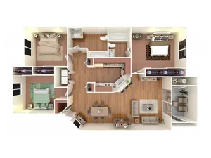 3 BED 2 BATH