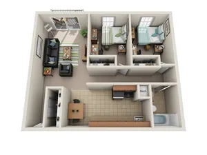 2Bed/2Bath