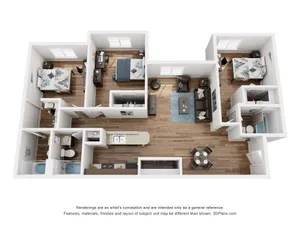 C1 | 3 bed 3 bath