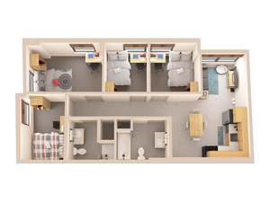 4P-A3 Floor Plan Image