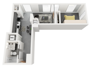 Studio City View Floor Plan Image