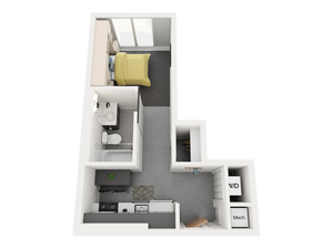 Studio XL Floor Plan Image