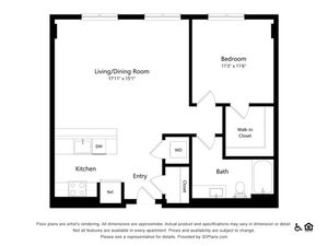 A10 | 1x1 | 822 sq ft