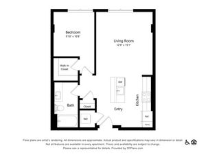 A6 | 1x1 | 703 sq ft
