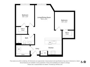 B3 | 2x1 | 892 sq ft