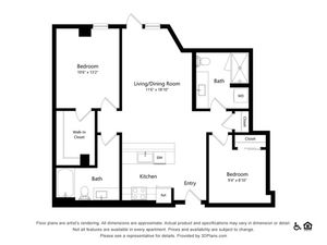 B6.1 | 2x2 | 966 sq ft