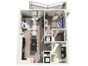 A6 | 1x1 | 811 sq ft