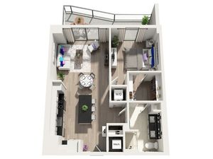 A7 | 1x1 | 811 sq ft