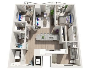 B6 | 2x2 | 1240 sq ft