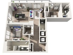 B1PH  | 2x2 | 1150 sq ft